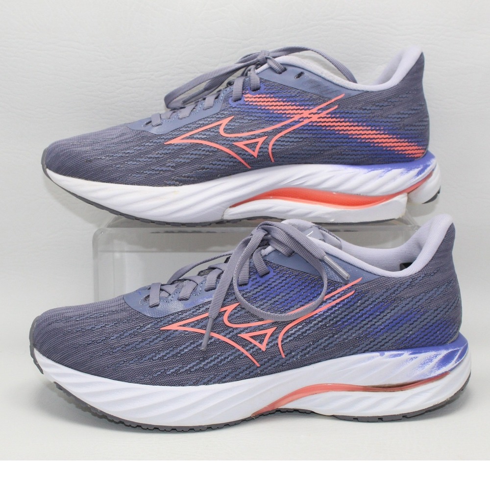 Mizuno Wave Inspire 21 Women 8.5 Running Shoes Harbor Blue Coral J1GD254471